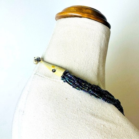 Vintage Multi Colour Multi Strands Gorgeous Necklace - Picture 9 of 9